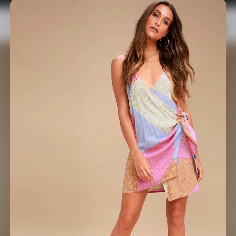 ONEILL Marlo wrap dress coverup M